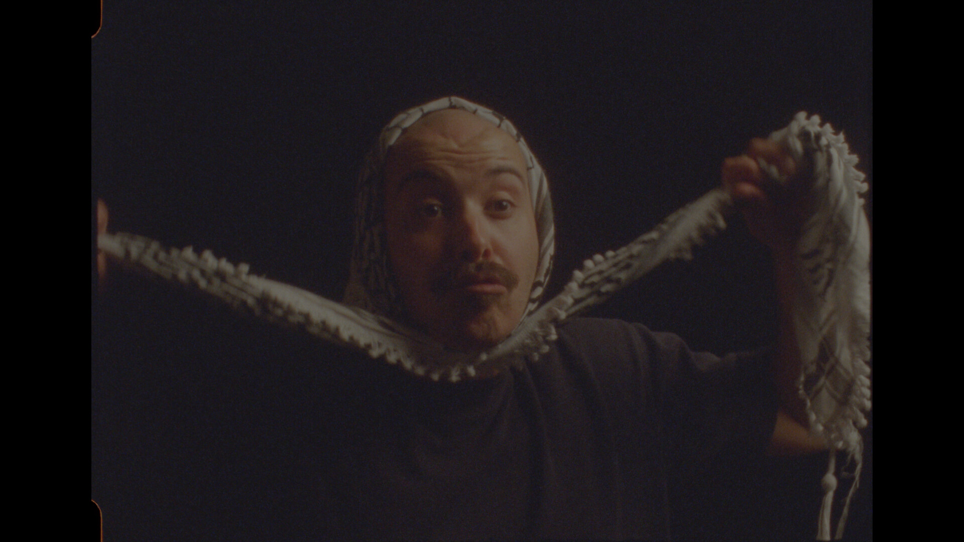 Film still from The Yellow Brick Road of Palestine